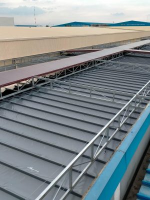 Mái bạt xếp nhà xưởng kho bãi