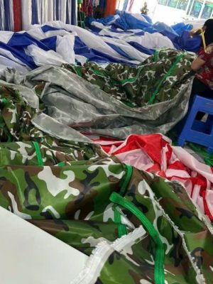 Xưởng cung cấp vải bạt dù rằn ri quân đội