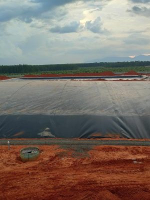 Hầm biogas phủ bạt HDPE