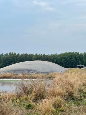 Hầm biogas phủ bạt HDPE