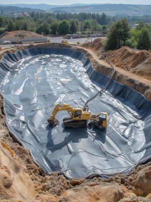 Bạt lót hồ nuôi cá Koi HDPE