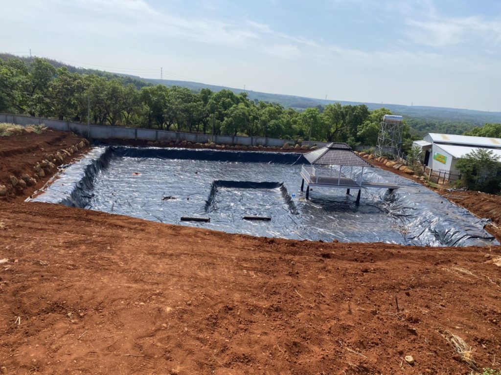 Bạt lót hồ nuôi cá Koi HDPE