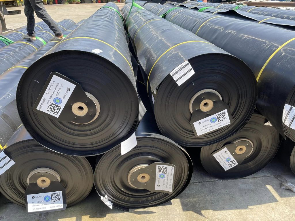 Bạt nhựa HDPE dày 0.75mm Bạt nhựa HDPE dày 1mm