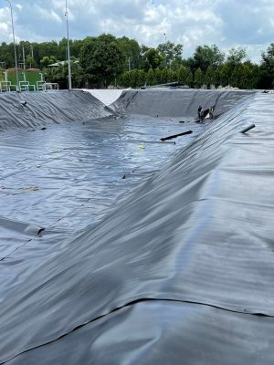 Bạt nhựa HDPE dày 0.75mm lót hồ nuôi tôm