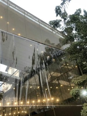 Bạt che mưa trong suốt che nắng mưa