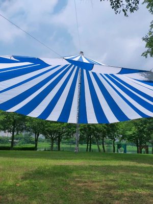 Dù tròn che nắng sự kiện sân trường học đường kính 22m