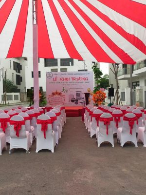 Dù tròn che nắng sự kiện sân trường đường kính 20m