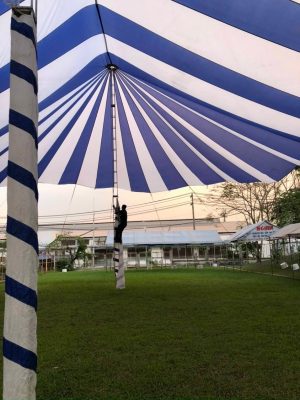 Dù tròn che nắng sự kiện sân trường học đường kính 22m