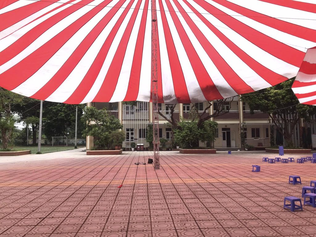 Dù che sân trường học đường kính 22m