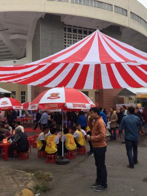 Dù che sự kiện sân trường đường kính 12m