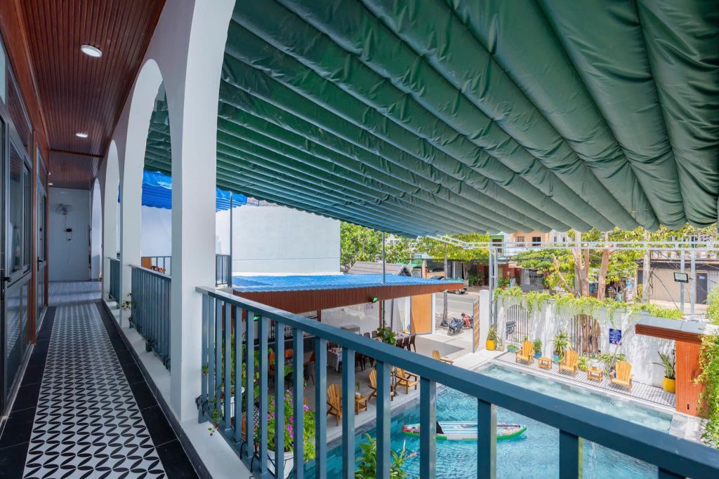 Bạt Myungsung Hàn Quốc ứng dụng làm mái xếp di động