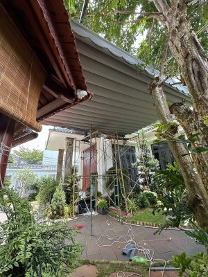Bạt che nắng sân vườn ngoài trời