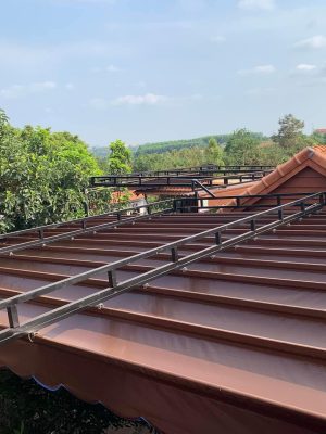 Mái che bạt xếp quán cafe sân vườn