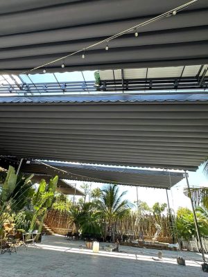 Bạt kéo quán cafe ngoài trời