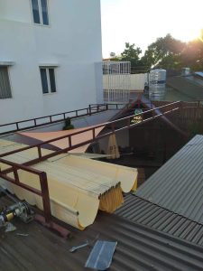 Bạt che nắng sân vườn ngoài trời