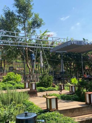 Bạt che nắng mưa sân vườn ngoài trời