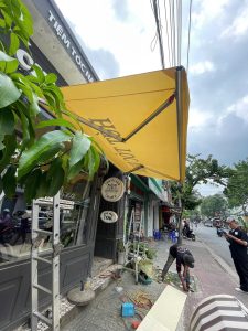 Bạt mái hiên di động, che nắng mưa ngoài trời