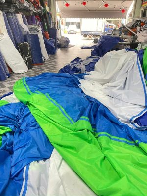 Xưởng cung cấp vải bạt dù che nắng mưa giá rẻ