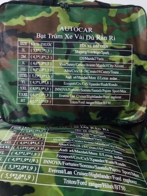 Vải bạt bạt rằn ri quân đội