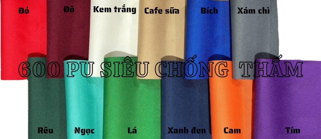 Vải bạt dù che nắng mưa ngoài trời
